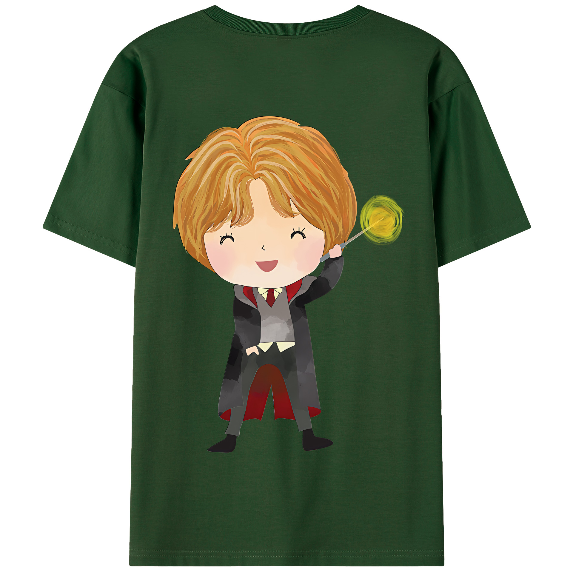 （画像用） Harry Potter ハリー・ポッターシリーズ 綿100％半袖Tシャツ（背面プリント）